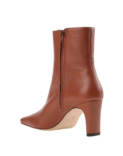 Shop Staud Ankle Boots In Tan