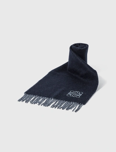 Shop Loewe Football Scarf In Black