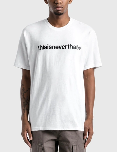 Shop Thisisneverthat T-logo T-shirt In White