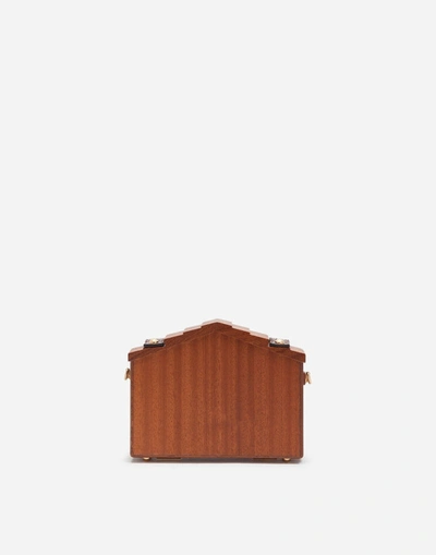 Shop Dolce & Gabbana Dolce Box Bag In Wood And Ayers