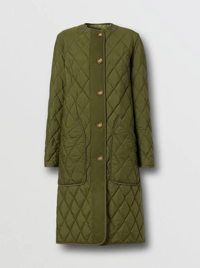 Shop Burberry Sleeveless Trench Coat With Detachable Warmer In Stone
