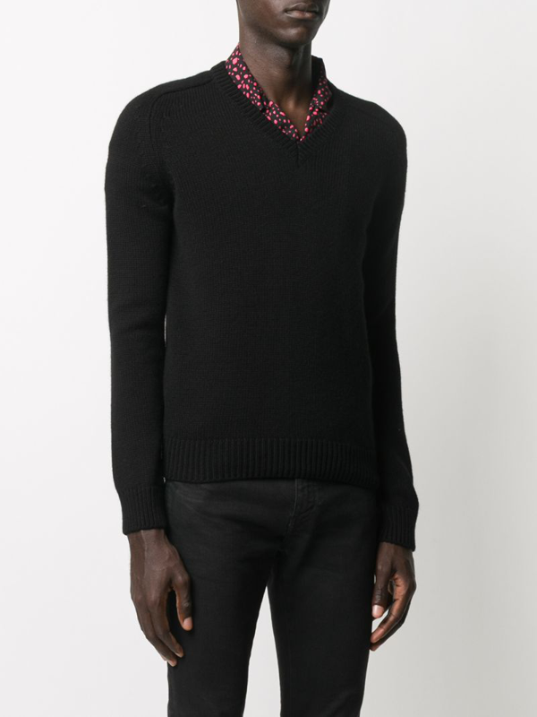 yves saint laurent black sweater