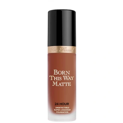 Too Faced Born This Way Matte 24 Hour Long-wear Foundation 30ml (various Shades) - Sable In Sable