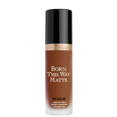 Too Faced Born This Way Matte 24 Hour Long-wear Foundation 30ml (various Shades) - Ganache In Ganache