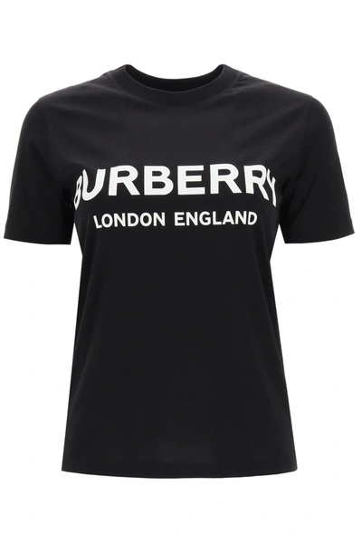 Shop Burberry Shotover T-shirt With Logo In Black (black)