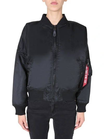 Shop Alpha Industries "ma-1 0s" I Bomber In Black