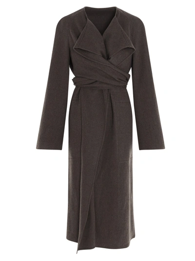Shop Lemaire Women's Grey Trench Coat