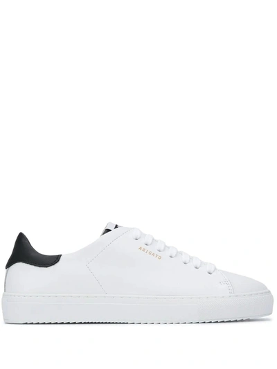 Shop Axel Arigato Women's White Leather Sneakers