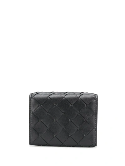 Shop Bottega Veneta Women's Black Leather Wallet