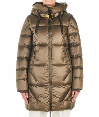 Shop Parajumpers Women's Green Down Jacket