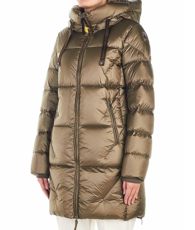 Shop Parajumpers Women's Green Down Jacket