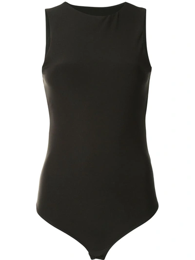 Shop Alix Nyc Chase Open-back Bodysuit In Black