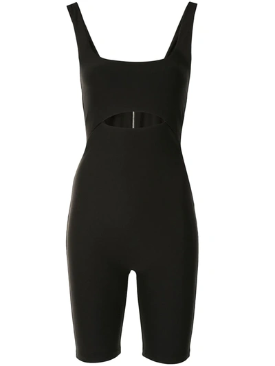 Shop Alix Nyc Felton Fitted Bodysuit In Black