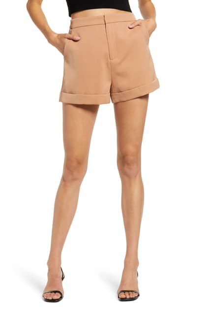 high waist tailored shorts