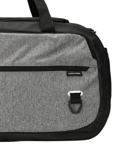 Shop Under Armour Travel Duffel Bags In Grey