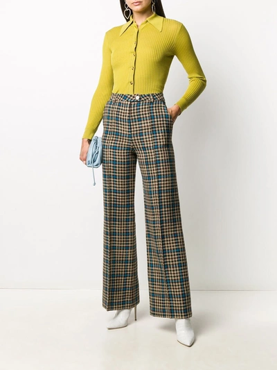 Shop Alysi Wool Trousers In Blue