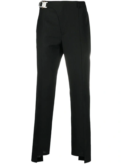 Shop Alyx Buckled Tailored Trousers In Black