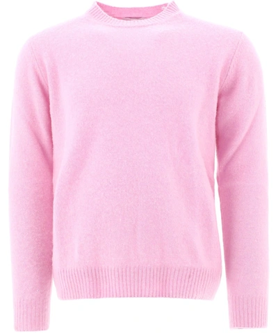 Shop Gm77 Pink Wool Sweater In Purple