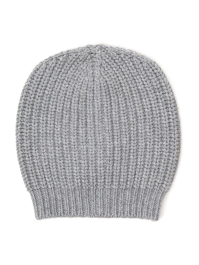 Shop Fabiana Filippi Grey Wool Hat
