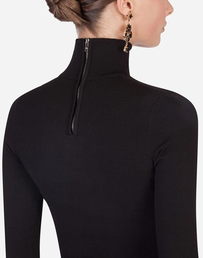 Shop Dolce & Gabbana Turtle-neck Sweater In Black