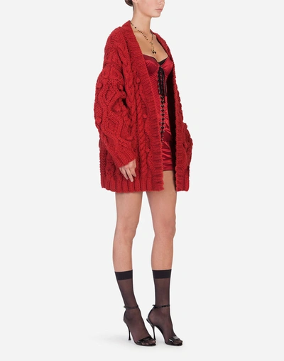 Shop Dolce & Gabbana Virgin Wool Cardigan