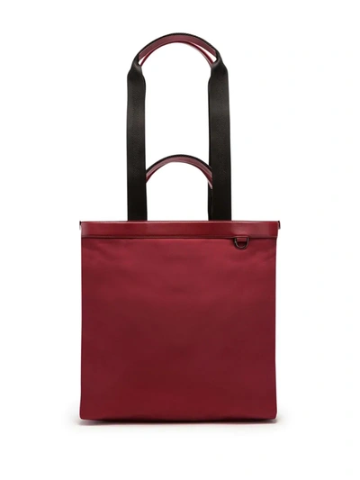 Shop Dolce & Gabbana Logo-embossed Tote Bag In Red