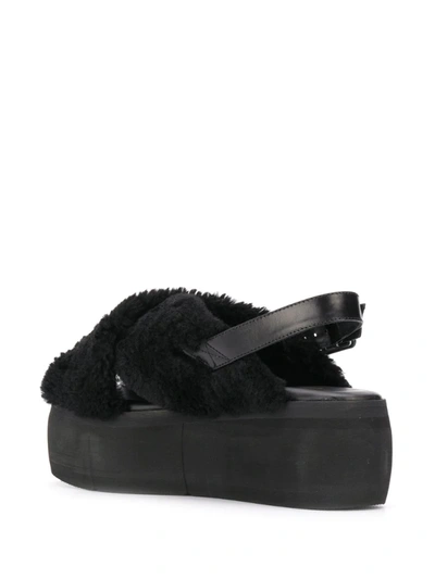 Paloma Barceló Violin Mountain Platform Sandals In Black