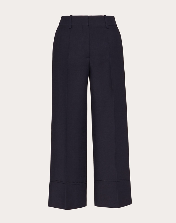 Valentino high-waisted wide-leg trousers - Black