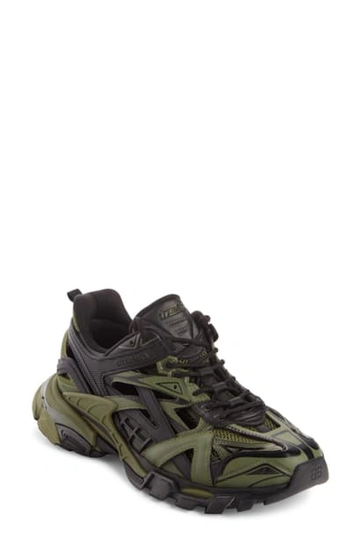 Shop Balenciaga Track 2 Sneaker In Khaki