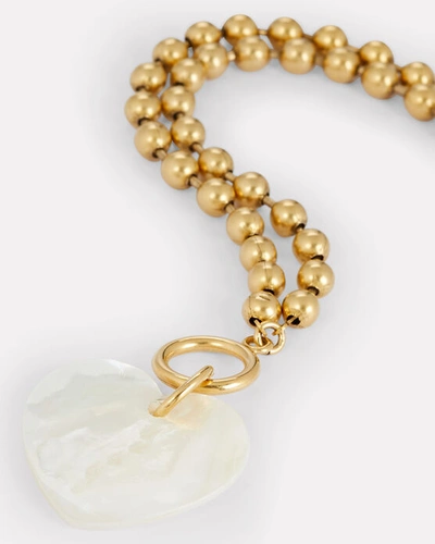 Shop Brinker & Eliza Heart On Your Sleeve Bracelet In Gold