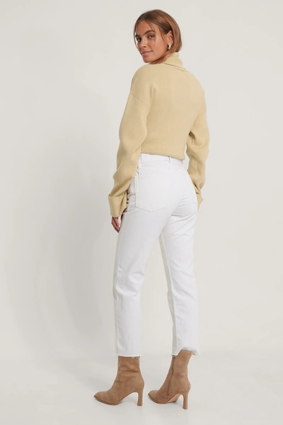 Shop Mango Havanna Jeans - White