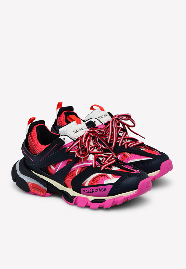pink track balenciaga sneakers