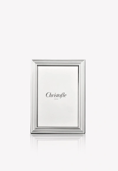 Shop Christofle Filets Silver-plated Picture Frame- 15 X 10 Cm