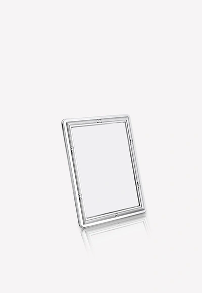 Shop Christofle Rubans Silver-plated Picture Frame- 13 X 9 Cm