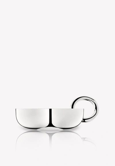 Shop Christofle Vertigo Silver-plated Snack/trinket Bangle Bowl- Small
