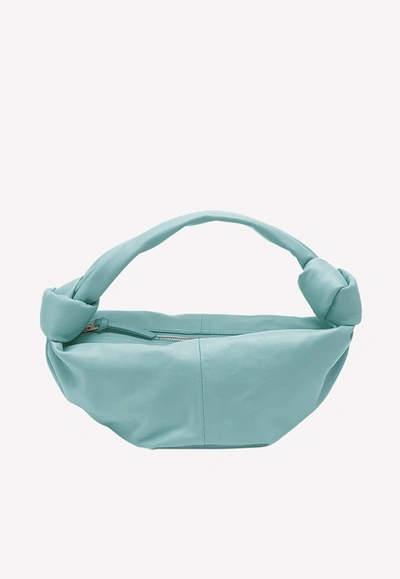 Shop Bottega Veneta Mini Bag In Calfskin In Blue