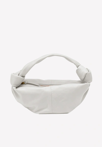 Shop Bottega Veneta Mini Bag In Calfskin In White