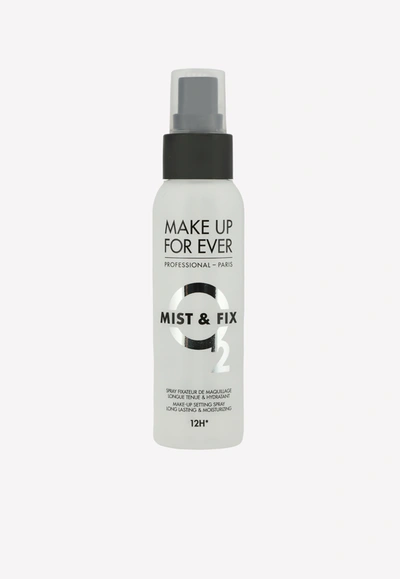Shop Make Up For Ever Mist &amp; Fix O2 - Make-up Setting Spray - 100 ml In White