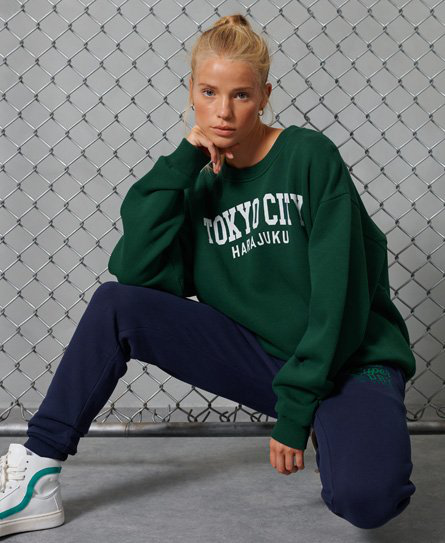 green college sweatshirt
