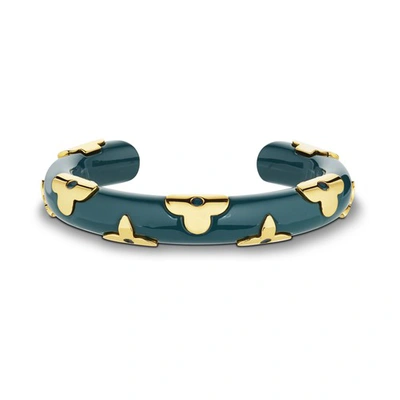 Shop Louis Vuitton Daily Monogram Bracelet In Vert Emereaude