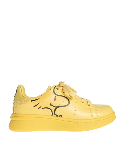 Shop Marc Jacobs Peanuts X The Tennis Shoe In Yellow