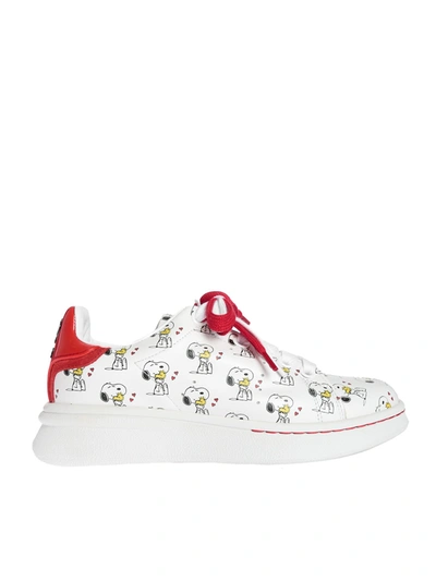 Shop Marc Jacobs Peanuts X The Tennis Shoe In White And Red