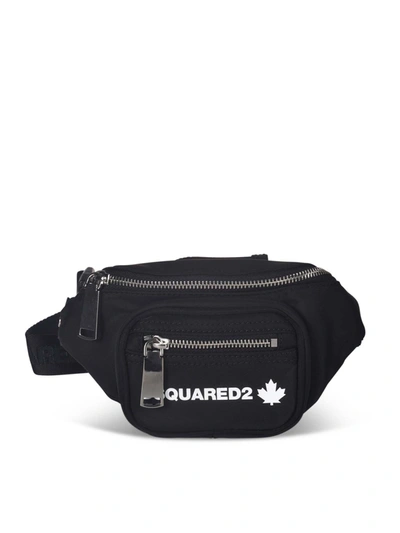Shop Dsquared2 Branded Belt Bag In Black