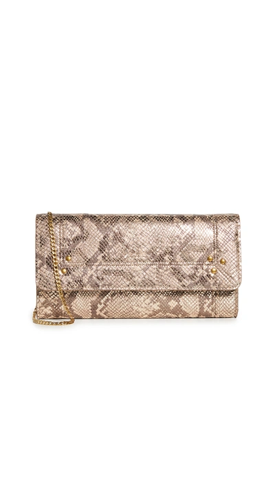 Shop Jérôme Dreyfuss Pif Crossbody Bag In Python Lame