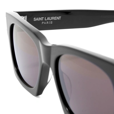 Shop Saint Laurent Sl 402 Sunglasses In Black