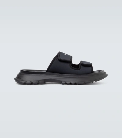 Shop Givenchy Spectre Neoprene Sandals In Black