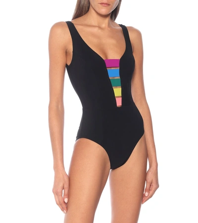 Shop Karla Colletto Juno Swimsuit In Black
