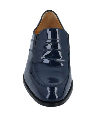 Shop A.testoni Loafers In Dark Blue