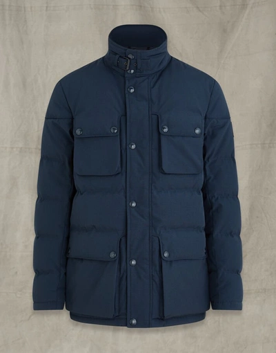 Shop Belstaff Mountain 2.0 Puffer Jacket In Blue