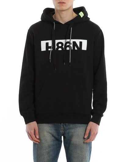 Shop Hogan Men's Black Cotton Sweatshirt